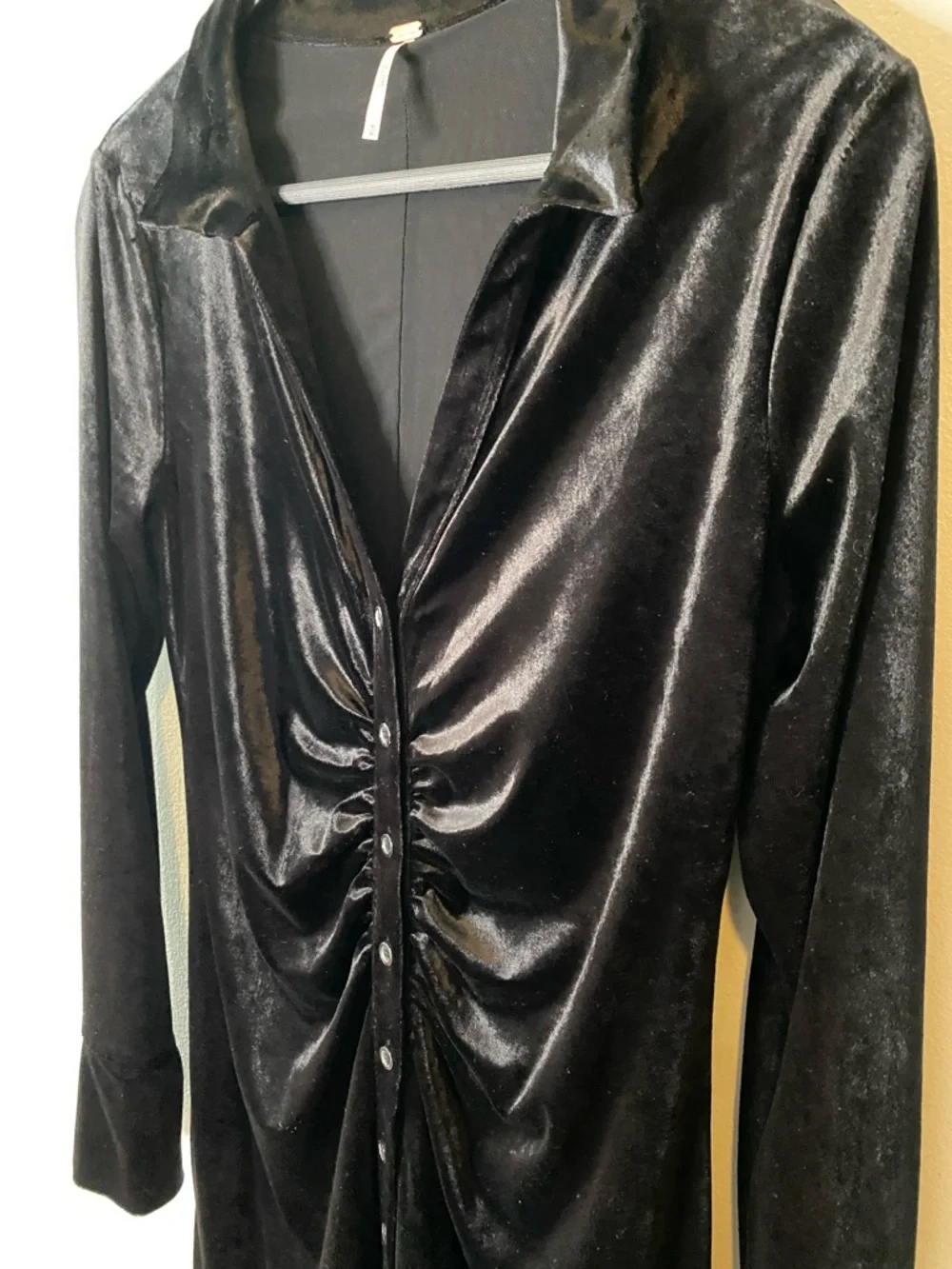 Free People Shayla Velvet Mini Dress - Picture 5 of 8